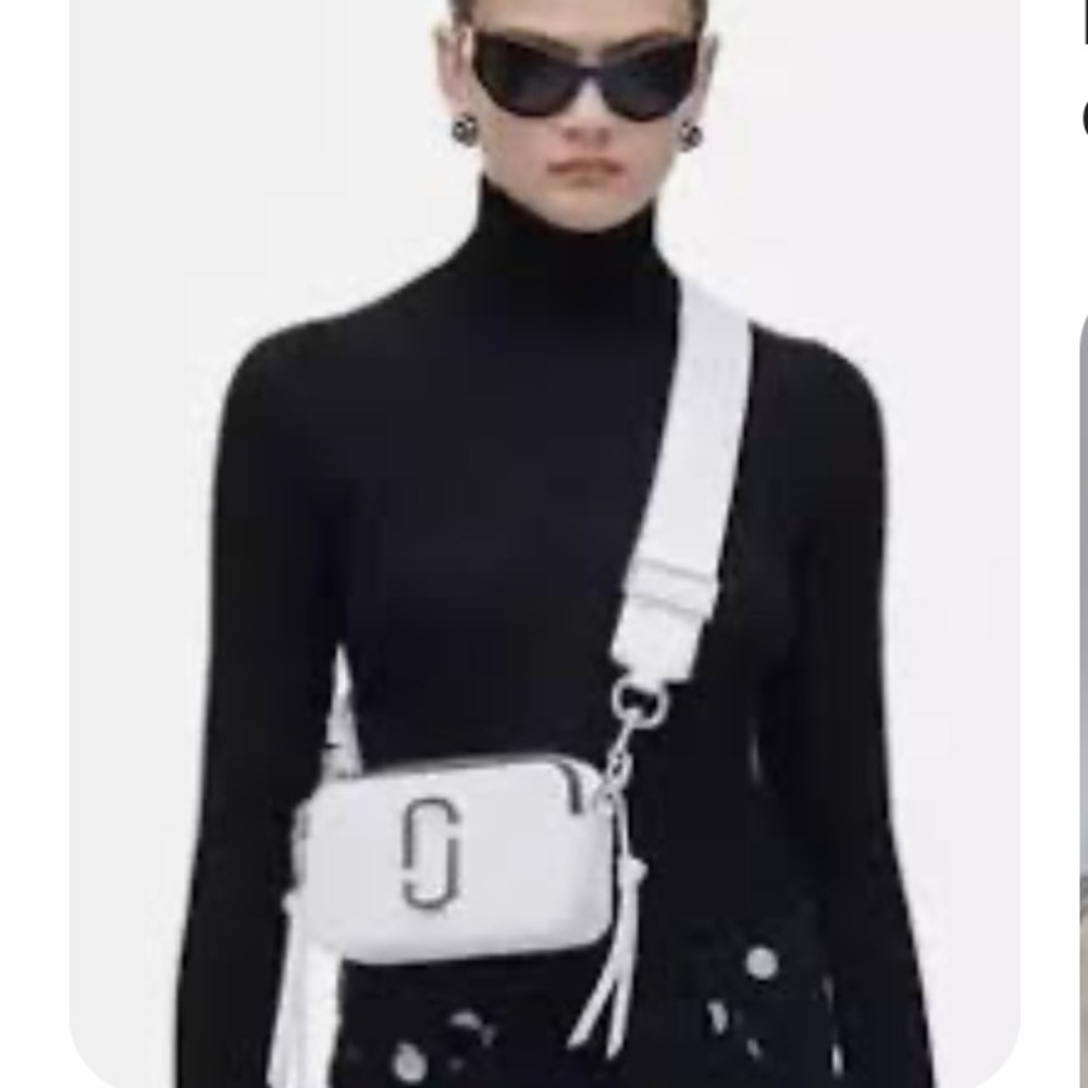 Marc Jacobs Snapshot Camera White Crossbody Bag - Picture 12 of 14
